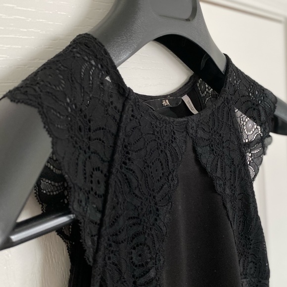 H&M | High Neck Lace Bodycon Dress - Picture 2 of 11